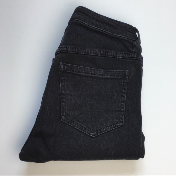 Free People Denim - Free People High Rise Skinny Jeans BLACK 25